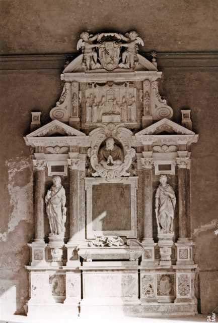 Roma, Santa Cecilia in Trastevere. Mon. funebre Paolo Sfondrati (1618) — insieme
